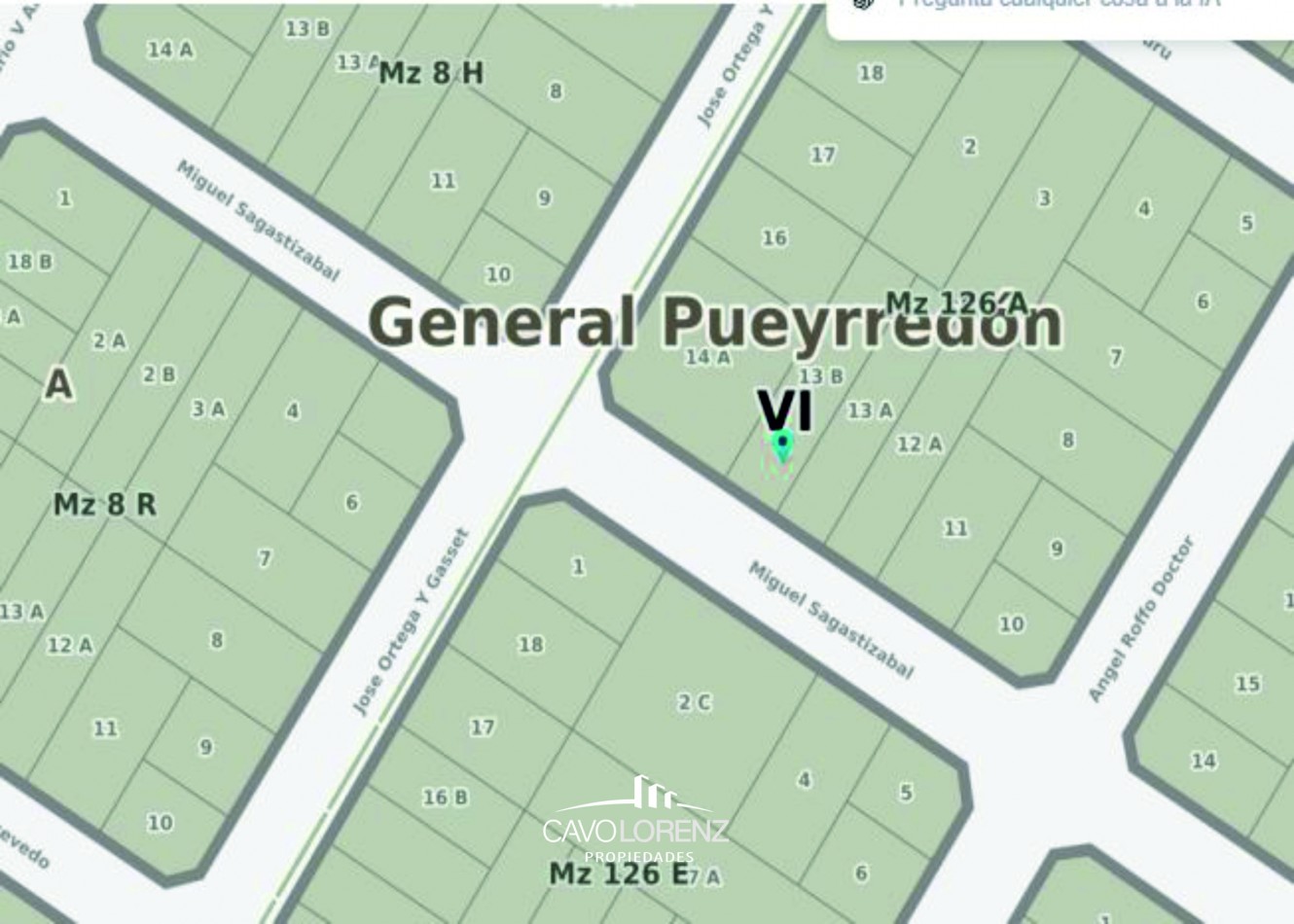 Sagastizabal 5769- Hermoso lote parquizado con pequeña construccion 