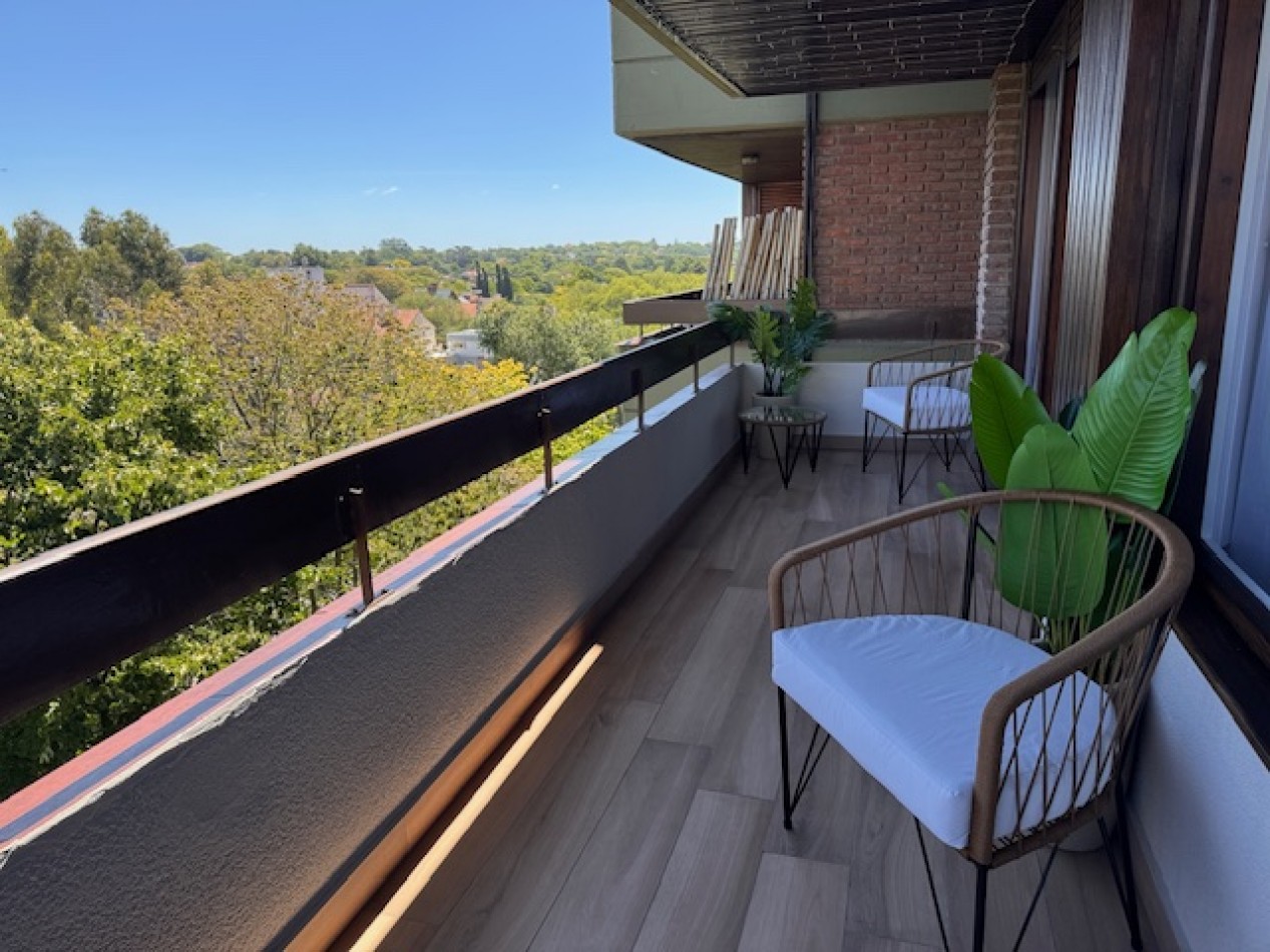 Playa Grande -Saavedra 279 - Alquiler temporario-Exclusivo Dpto 2 Amb.c/Cochera y balcon  a la calle  - SOLO P/ADULTOS