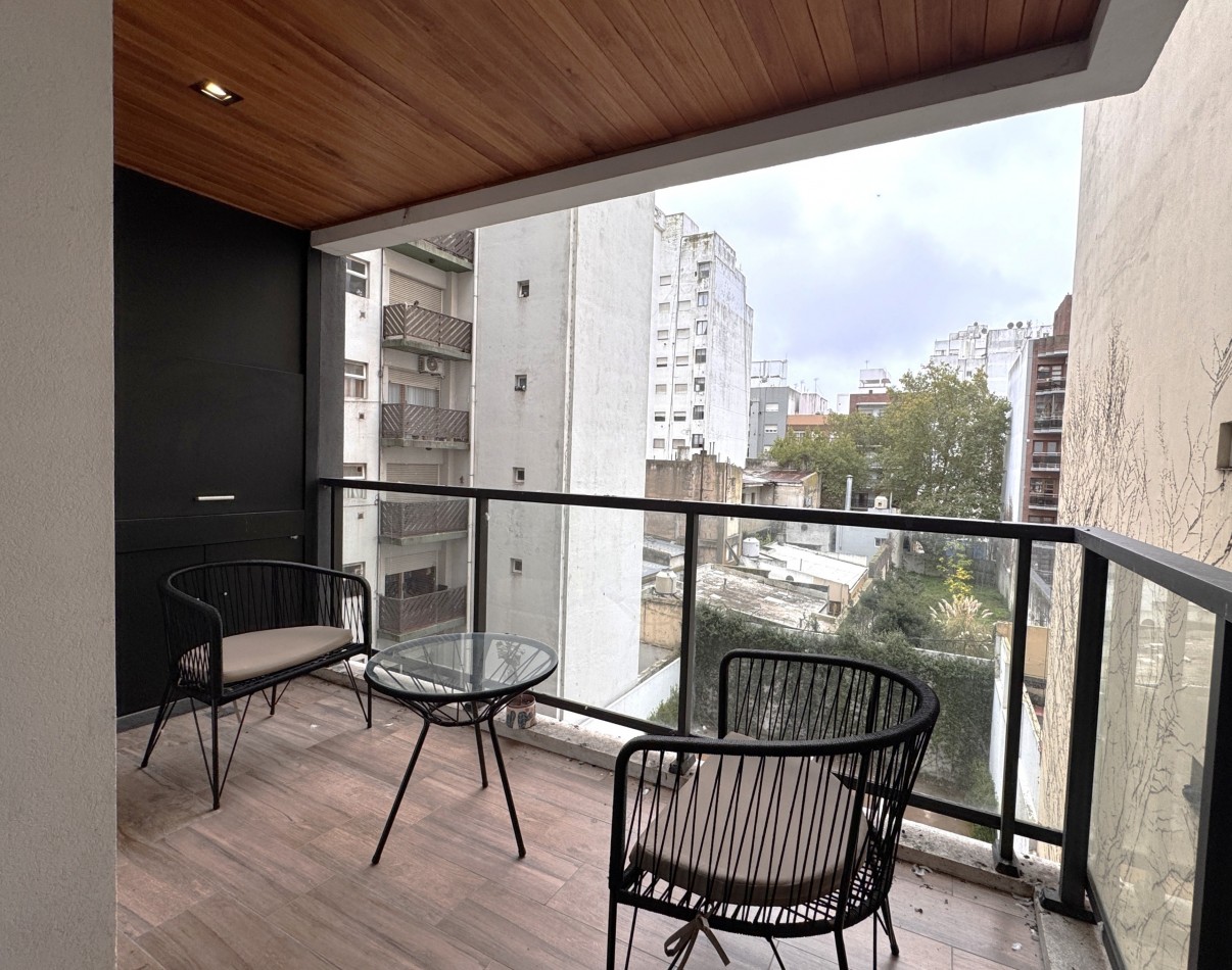 Alquiler- La Rioja 1235- Departamento de 1 amb. equipado, amoblado y con parrilla